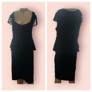 Torrid 20 eyelet upper peplum waist stretchy skirt